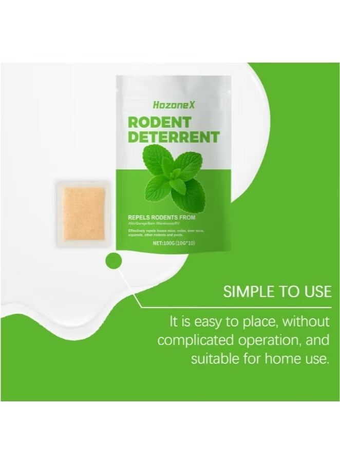 HOZONEX Home Mouse Repellent with Peppermint Oil, Plant-Based Ingredients, Mild Indoor Mouse Repellent, Convenient Home Mouse Repellent - Image 3